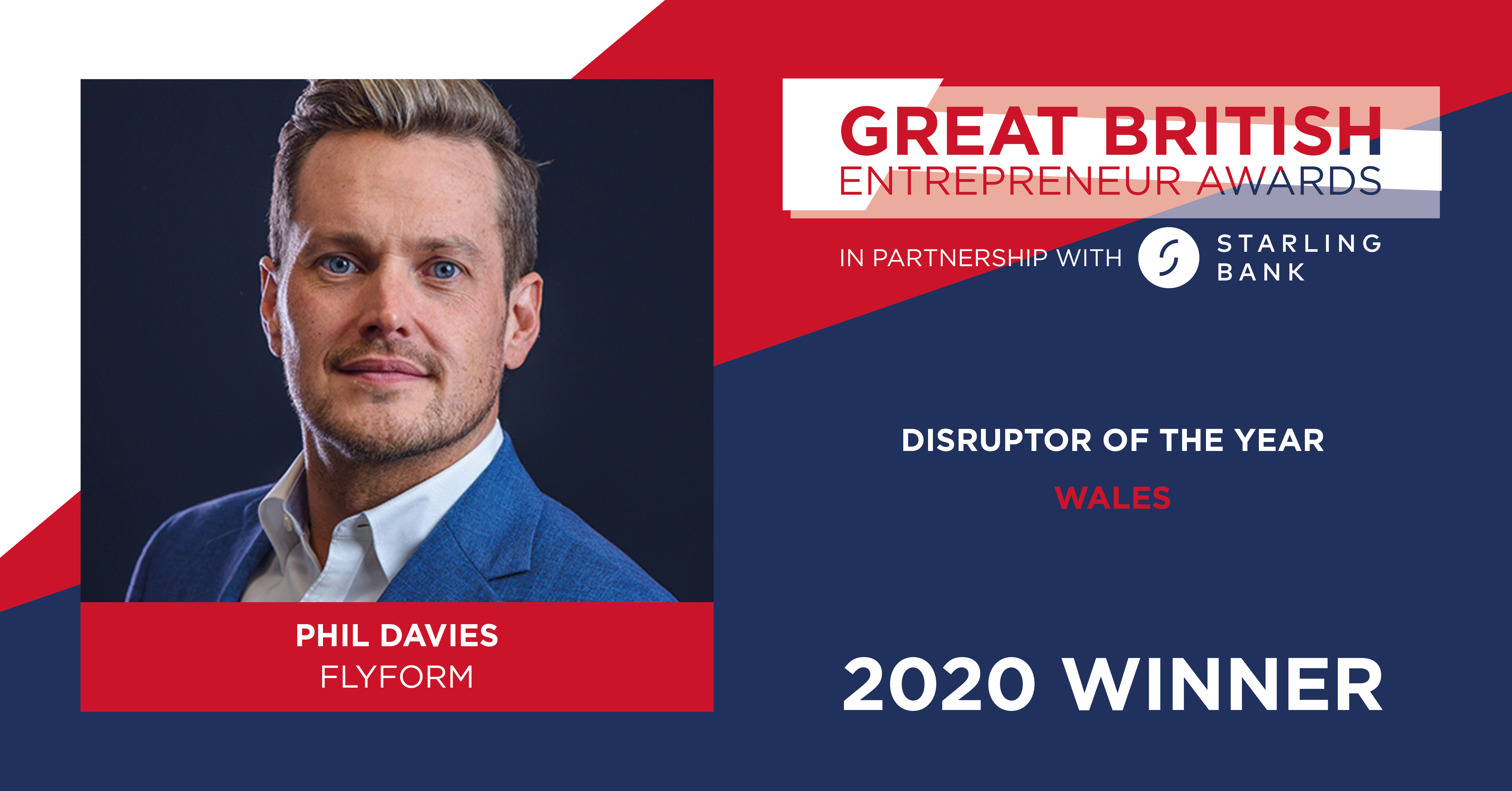 Cardiff Entrepreneur Named Disruptor of the Year at the Great British